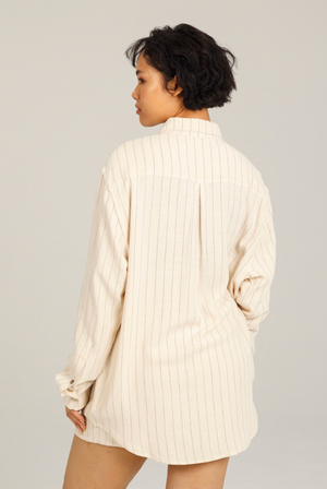 Relaxed Linen Button Down Shirt - Dorsu Ethical Clothing