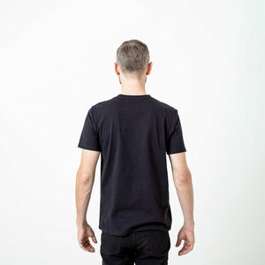 Dorsu | Ethical Cotton Basics | SMFF Men's T-Shirt | Black