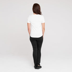 Dorsu | Ethical Cotton Basics | Fitted T-Shirt | White