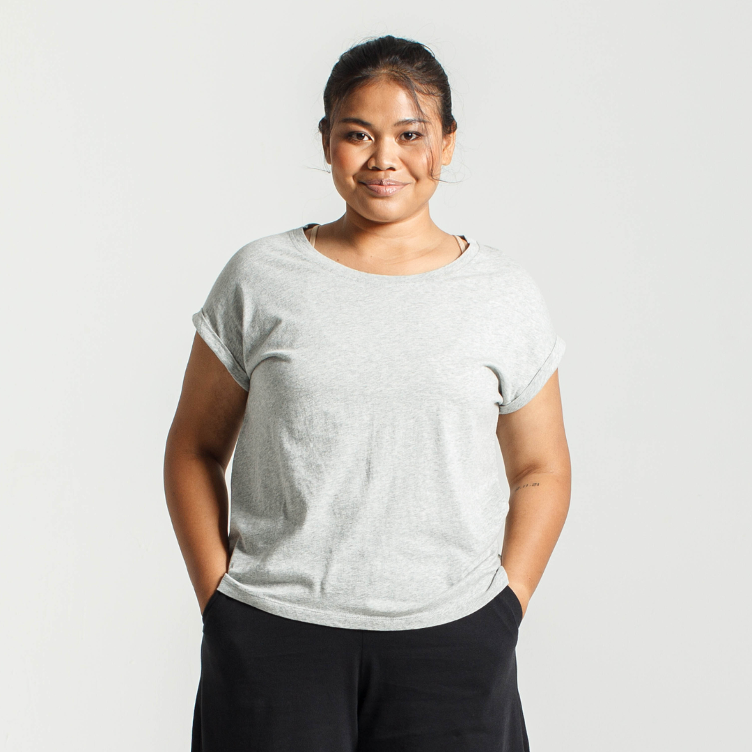 Rolled Sleeve Crew - Dorsu Ethical Clothing