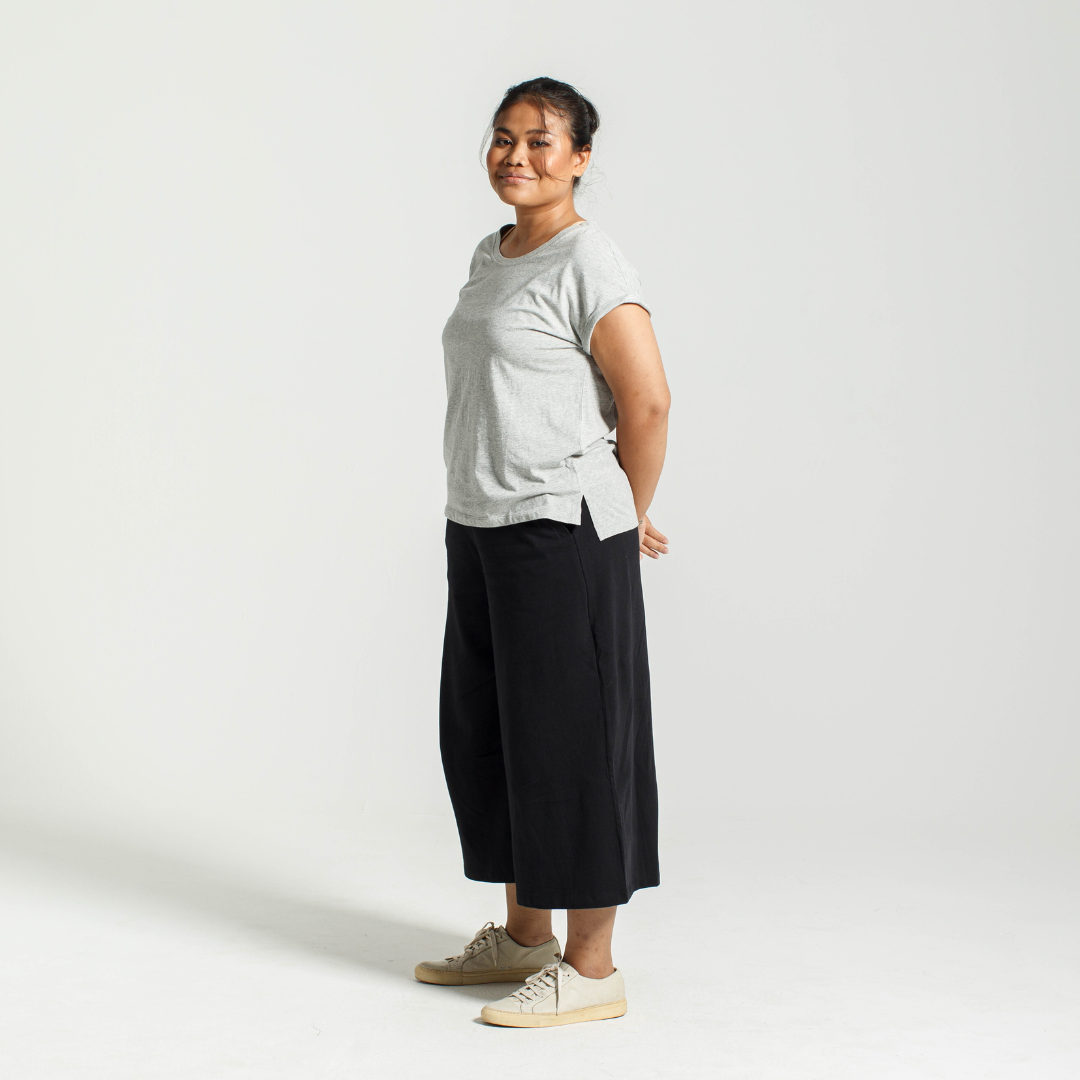 Rolled Sleeve Crew - Dorsu Ethical Clothing
