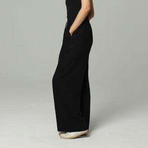 Wide Leg Linen Drawstring Pants - Dorsu Ethical Clothing