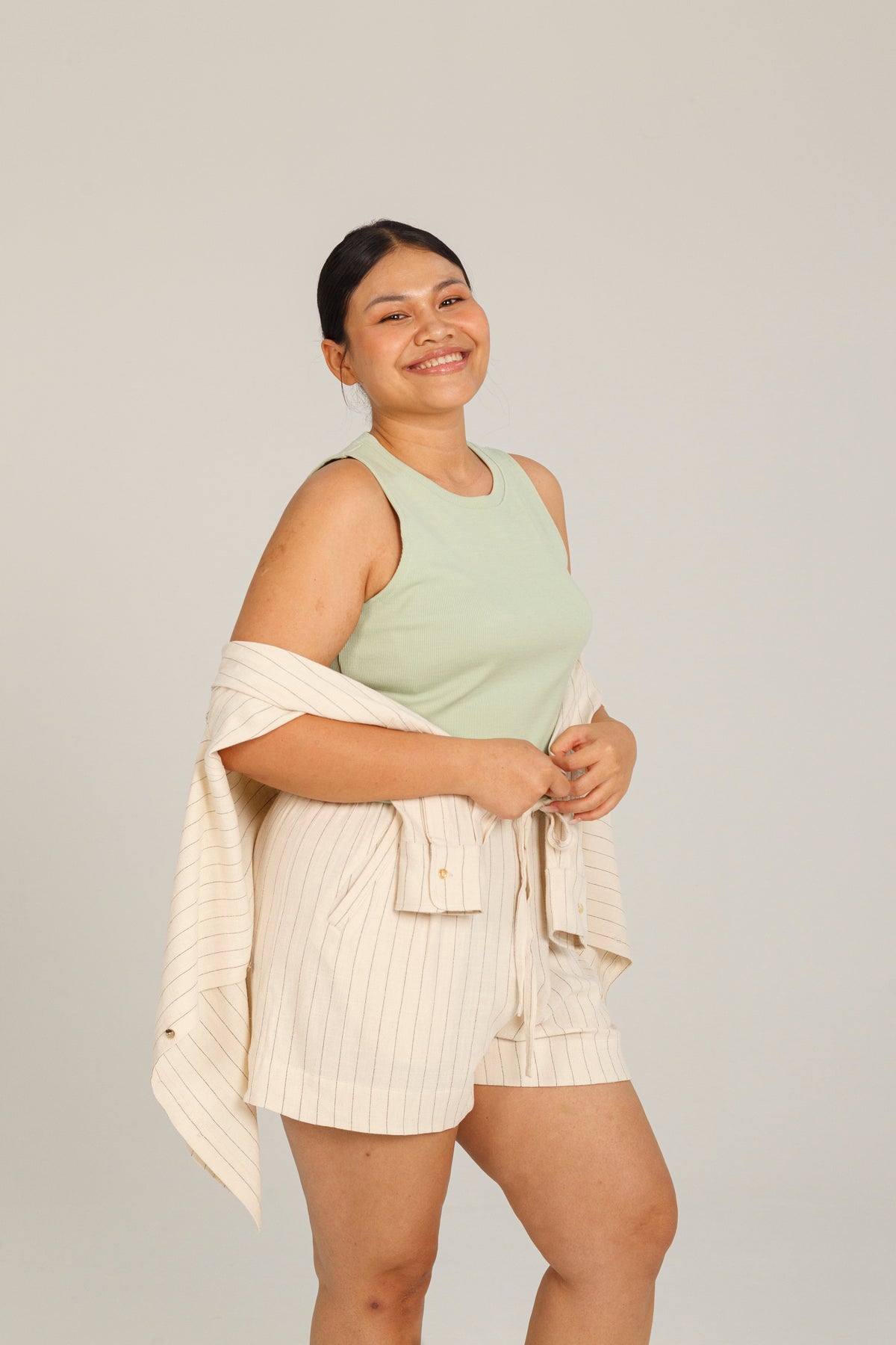 Linen Drawstring Shorts - Dorsu Ethical Clothing