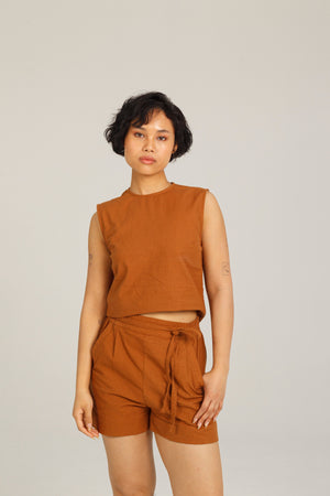 Linen Drawstring Shorts - Dorsu Ethical Clothing