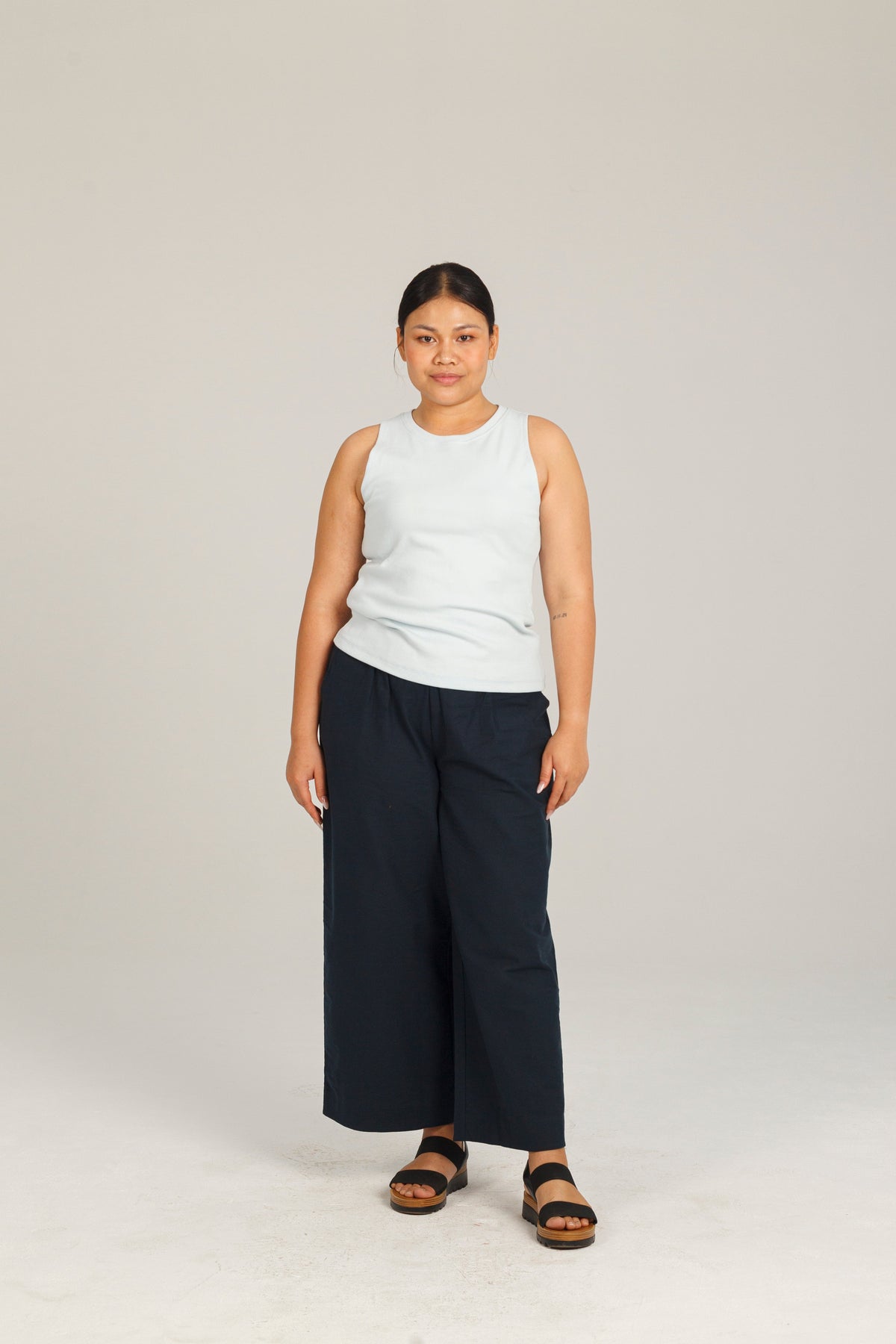 Wide Leg Linen Pants - Dorsu Ethical Clothing