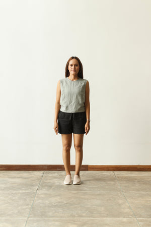 Linen Drawstring Shorts - Dorsu Ethical Clothing