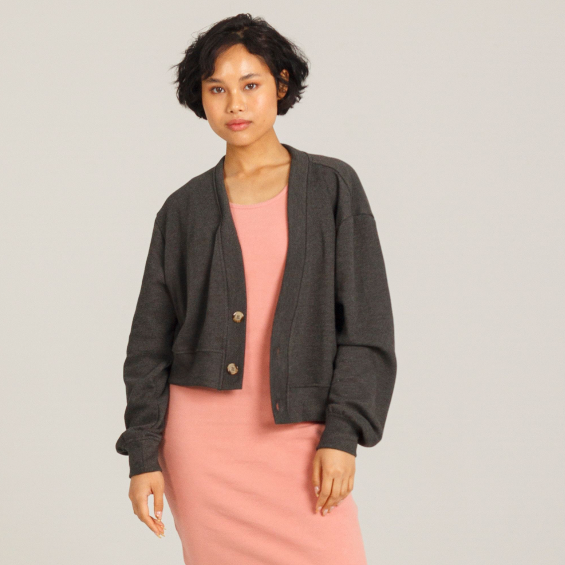 Cropped Cardigan - Dorsu Ethical Clothing