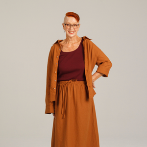 Relaxed Linen Button Down Shirt - Dorsu Ethical Clothing