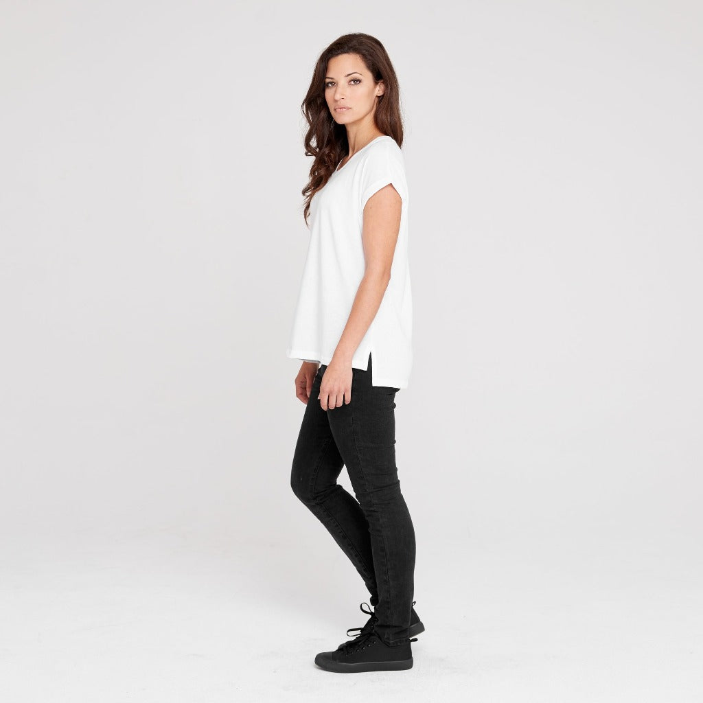 Rolled Sleeve Crew - Dorsu Ethical Clothing