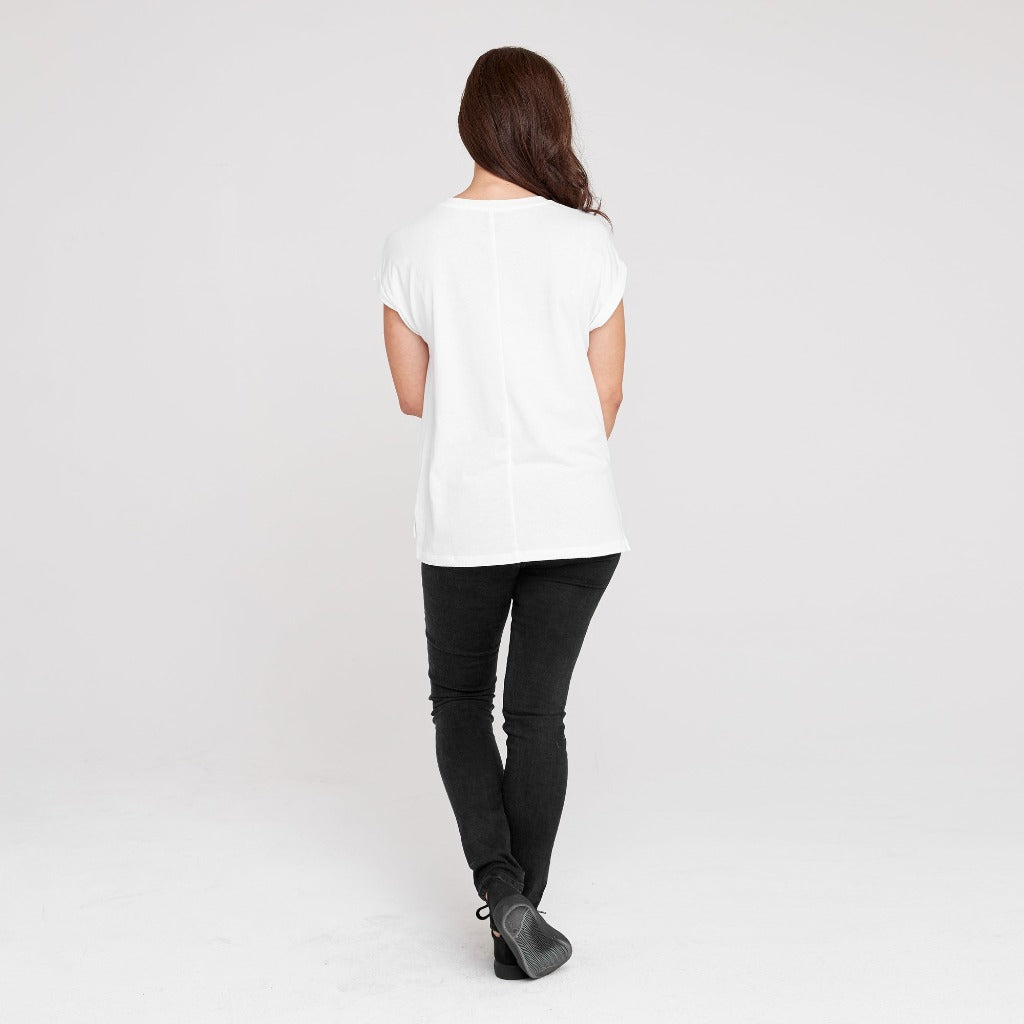 Rolled Sleeve Crew - Dorsu Ethical Clothing