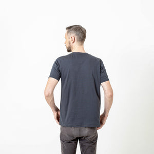 Dorsu | Ethical Cotton Basics | SMFF Men's T-Shirt   | Charcoal