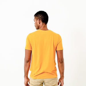 Dorsu | Ethical Cotton Basics | SMFF Men's T-Shirt | Mustard