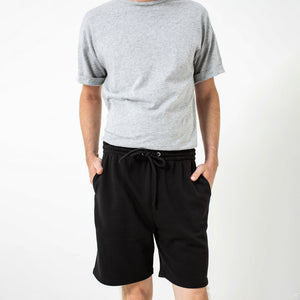 Dorsu | Ethical Cotton Basics | Men's Lounge Shorts | Black
