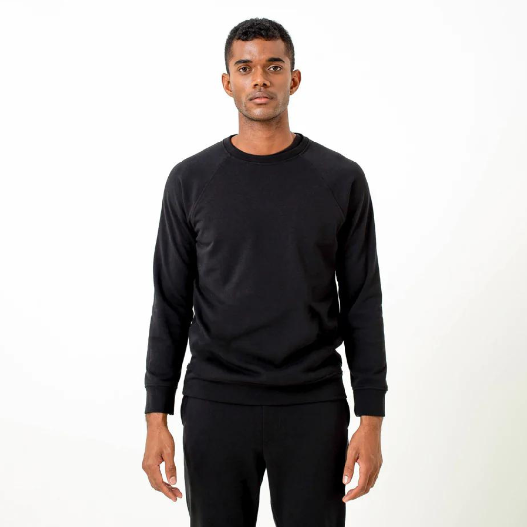 Dorsu | Ethical Cotton Basics | Men's Sweatshirt | Black