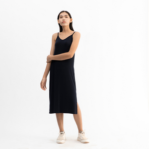 Dorsu | Ethical Cotton Basics | Singlet Dress | Navy