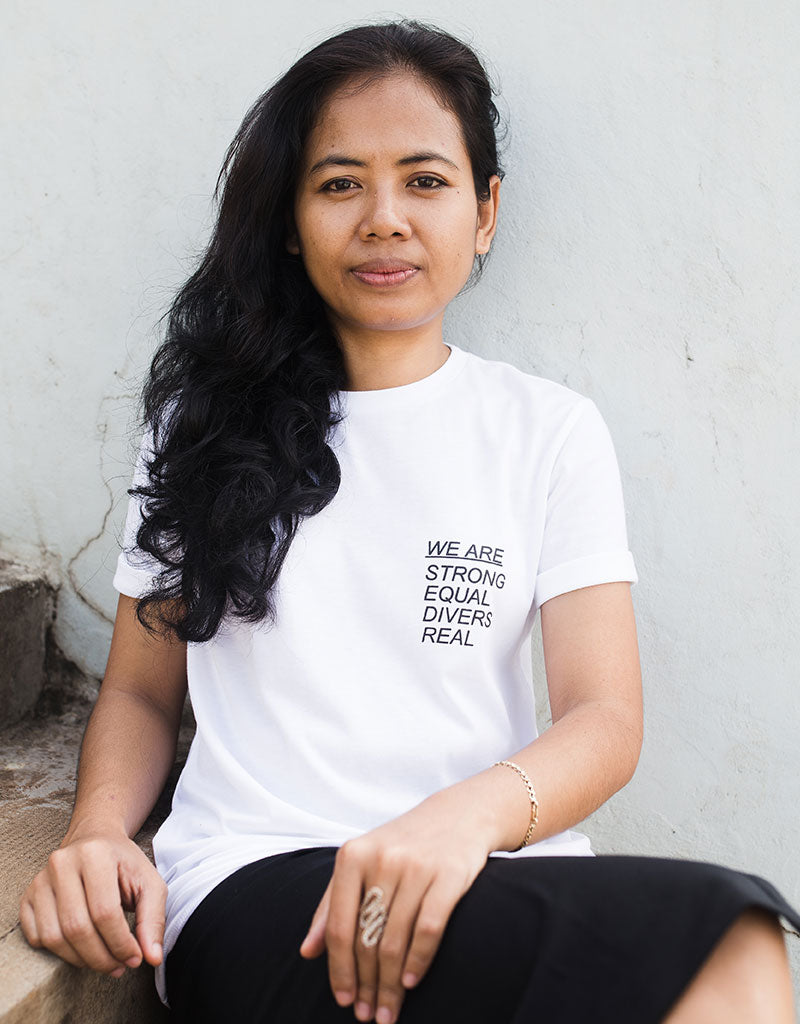 Dorsu | Ethical Cotton Basics | WE ARE All Day T-shirt | White