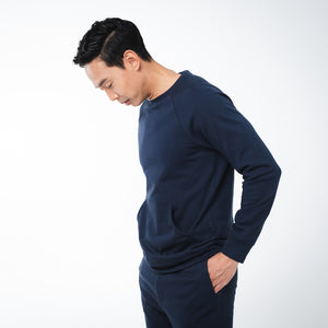 Dorsu | Ethical Cotton Basics | Men's Sweatshirt | Navy
