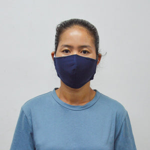 Dorsu | Ethical Cotton Basics | Fashion Face Cover 3 Pack | Standard