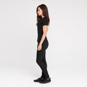 Dorsu | Ethical Cotton Basics | Fitted T-Shirt | Black