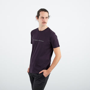 Dorsu | Ethical Cotton Basics | SMFF Men's T-Shirt   | Grape