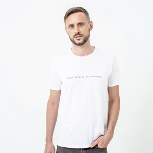 Dorsu | Ethical Cotton Basics | SMFF Men's T-Shirt   | White
