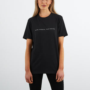 Dorsu | Ethical Cotton Basics | SMFF All Day T-shirt | Black