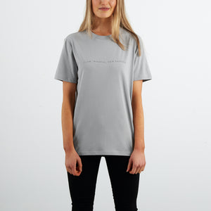 Dorsu | Ethical Cotton Basics | SMFF All Day T-Shirt | Pearl Grey
