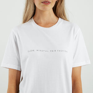 Dorsu | Ethical Cotton Basics | SMFF All Day T-shirt | White